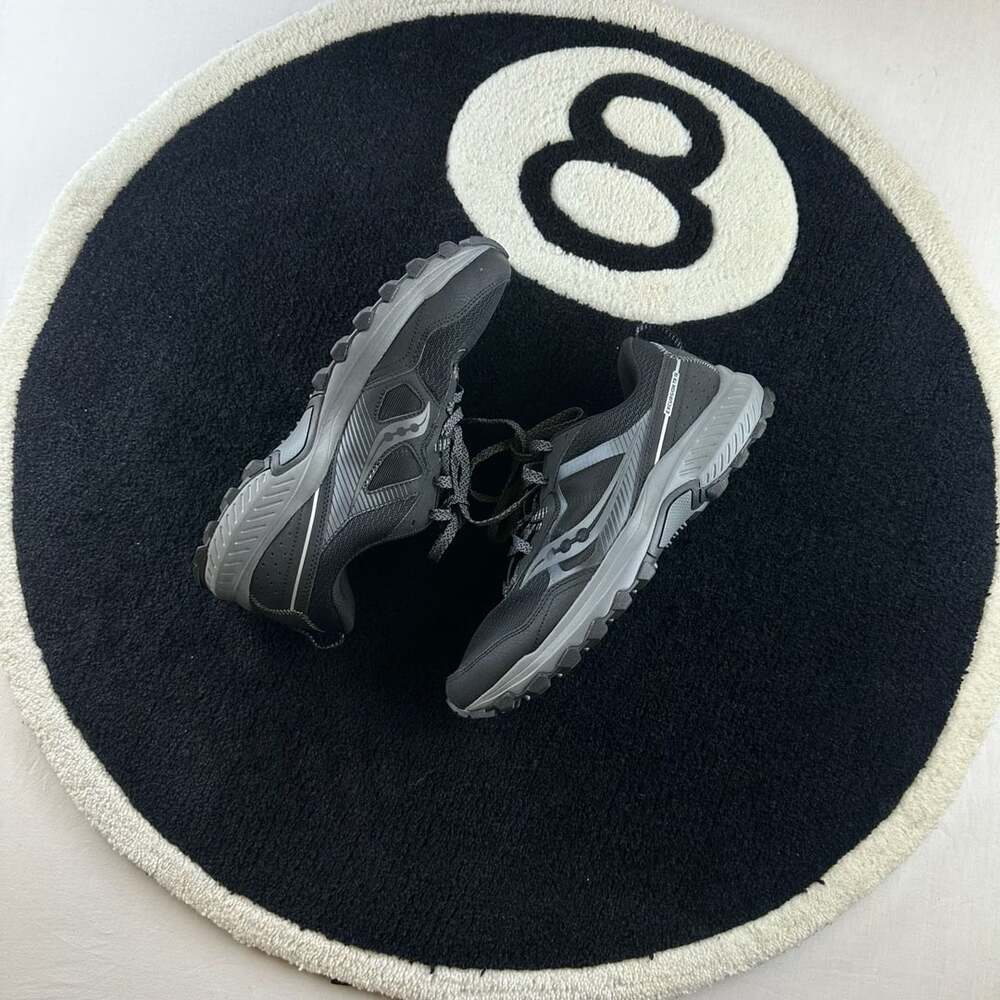 Saucony Excursion TR16 Size 10W Black Charcoal Trail Running Shoes